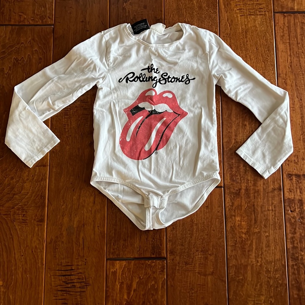 Girls Zara Rolling Stones Bodysuit